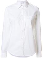 P.a.r.o.s.h. Slim Fit Long Sleeve Shirt - White