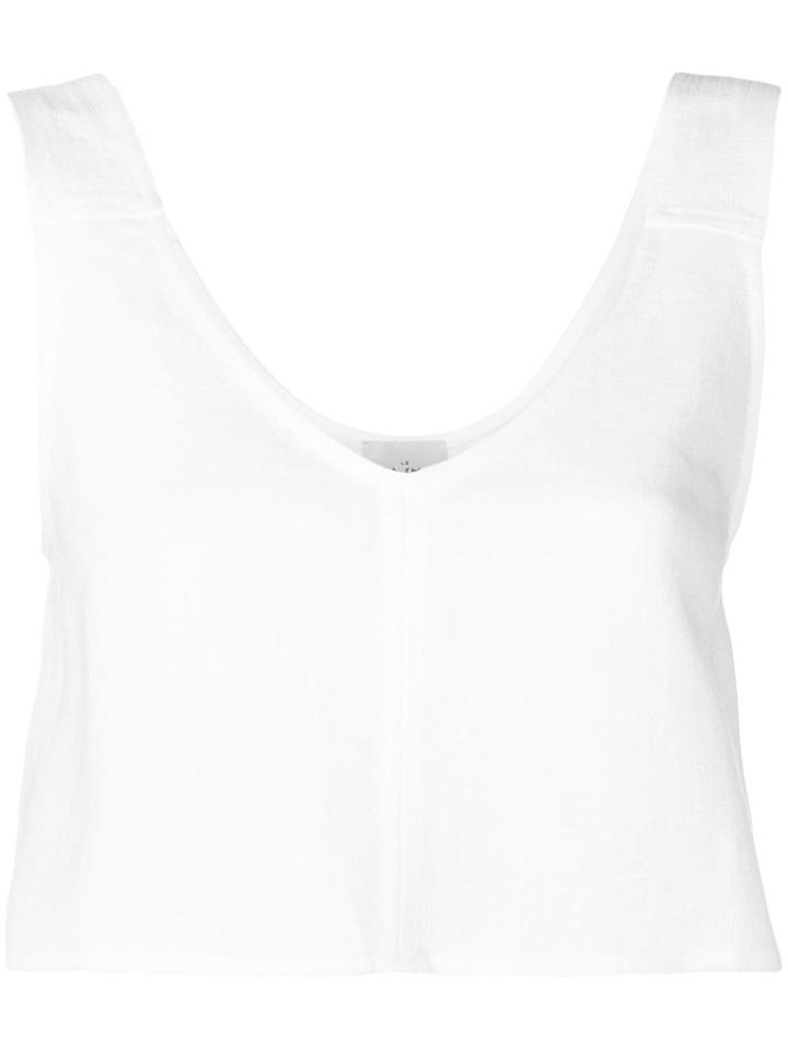 Le Kasha Tebes Cropped Top - White