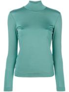 Golden Goose Deluxe Brand Fitted Funnel-neck Top - Green