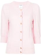 Chanel Vintage Cropped Sleeve Cardigan - Pink & Purple