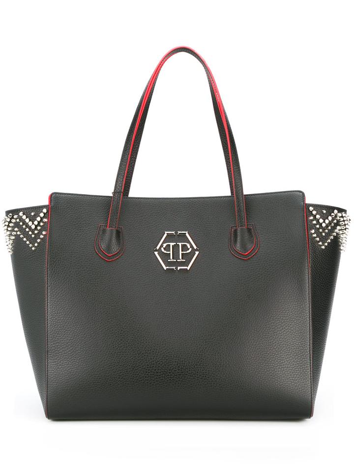 Philipp Plein Philipp Plein Wba0044ple006n 02k Black/nickel Leather/leather, Leather