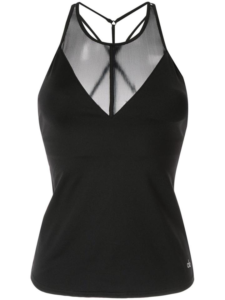 Alo Yoga Mesh Tank Top - Black