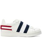 Moa Master Of Arts Striped Strap Sneakers - White