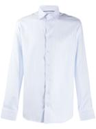 Eton Slim Striped Shirt - Blue