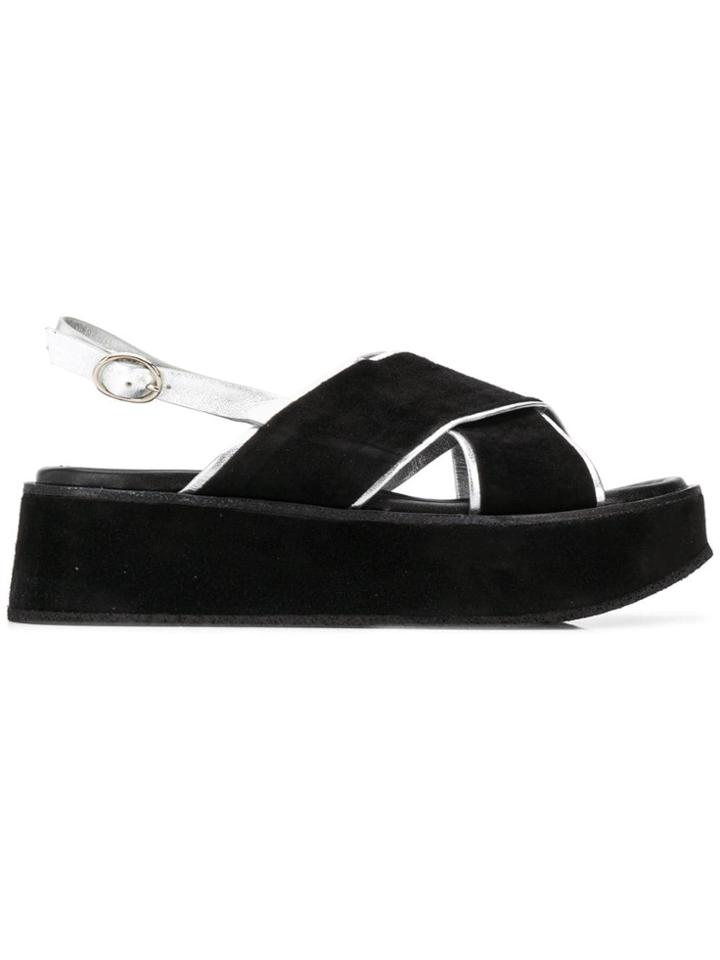 Premiata Slingback Sandals - Black