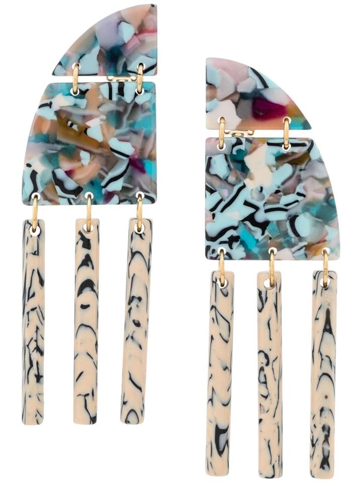 Lele Sadoughi Memphis Chandelier Earrings - Blue