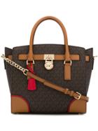 Michael Michael Kors Hamilton Large Logo Tote - Brown