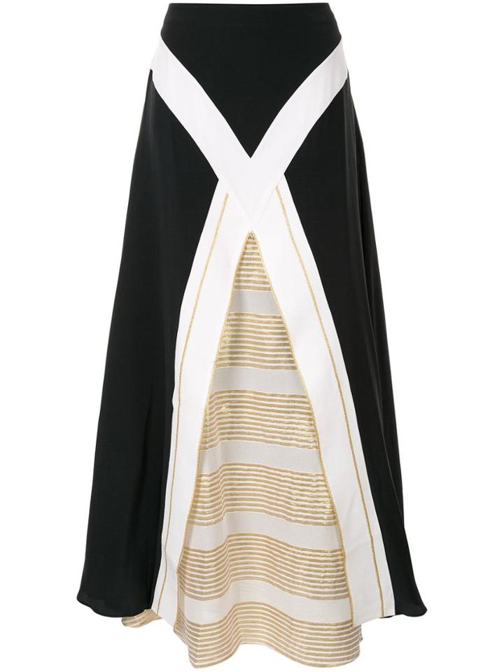 Zeus+dione Maxi Layered Skirt - Blue