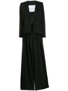 Hebe Studio Two Piece Tailored Suit - Black