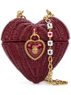 Dolce & Gabbana Heart Box Shoulder Bag - Red