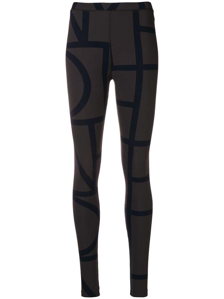 Toteme Graphic Print Leggings - Blue
