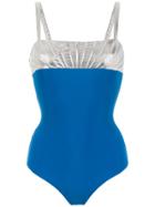 Adriana Degreas Bicolour Swimsuit - Blue