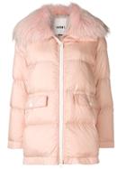 Yves Salomon Army Oversized Down Jacket - Pink