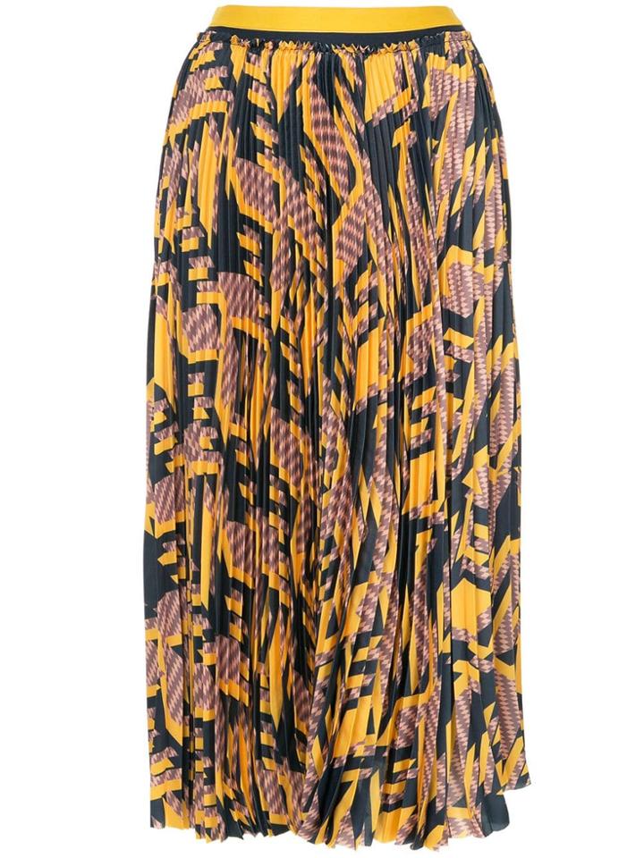 Manning Cartell Graphic Print Pleated Skirt - Multicolour
