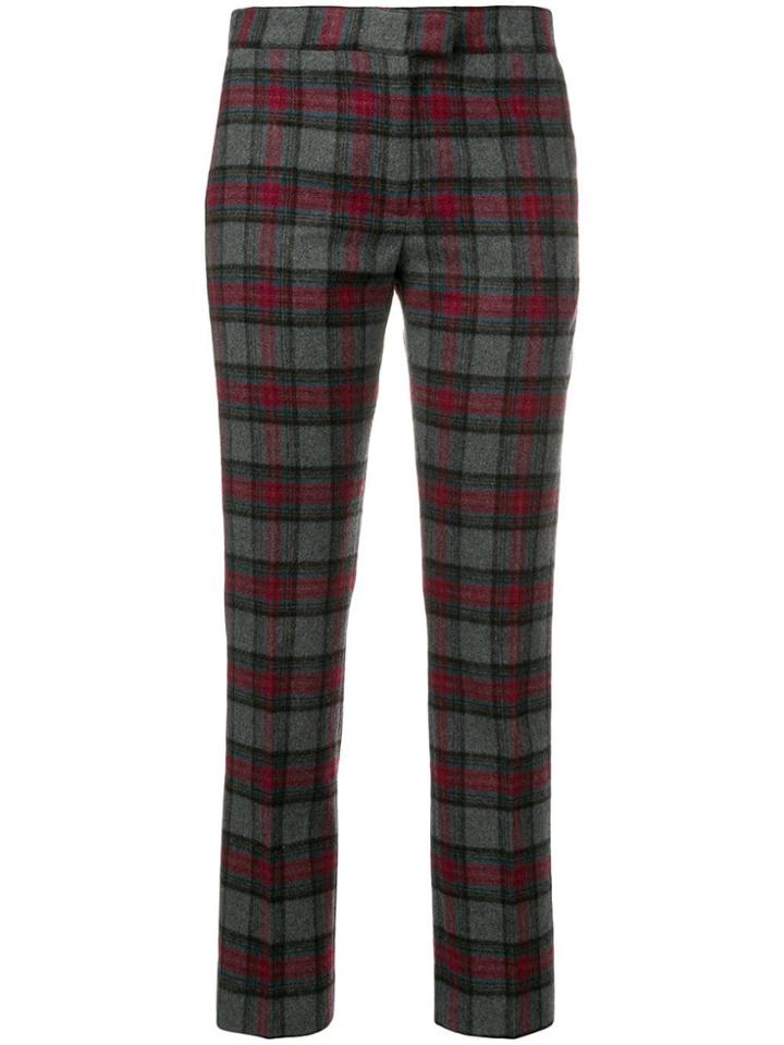 Ps By Paul Smith Tartan Trousers - Grey