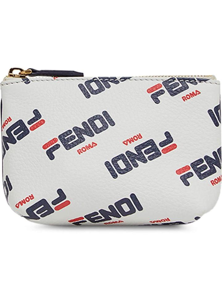 Fendi Fendimania Large Pyramid Beauty Case - White