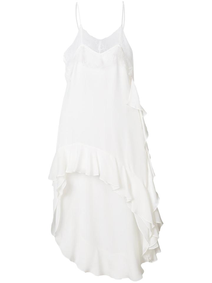 Almaz Ruffled Dress - White