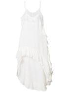 Almaz Ruffled Dress - White
