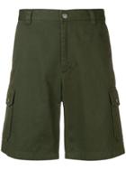A.p.c. Multiple Pocket Shorts - Green