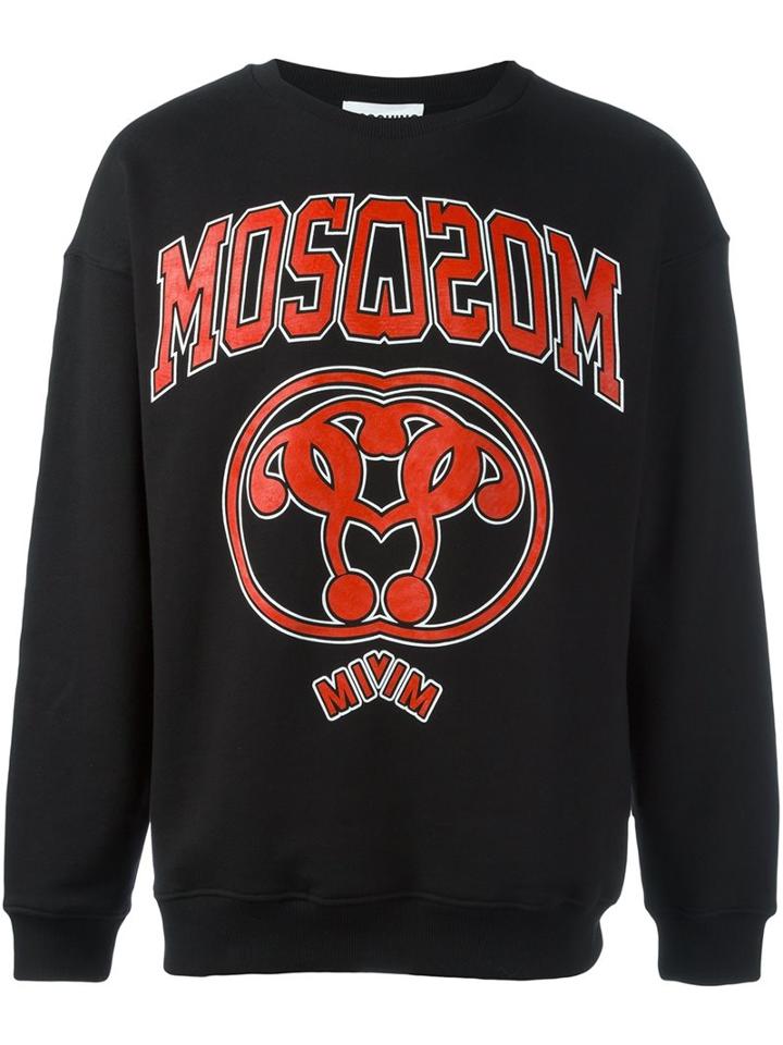 Moschino Varsity Logo Print Sweatshirt