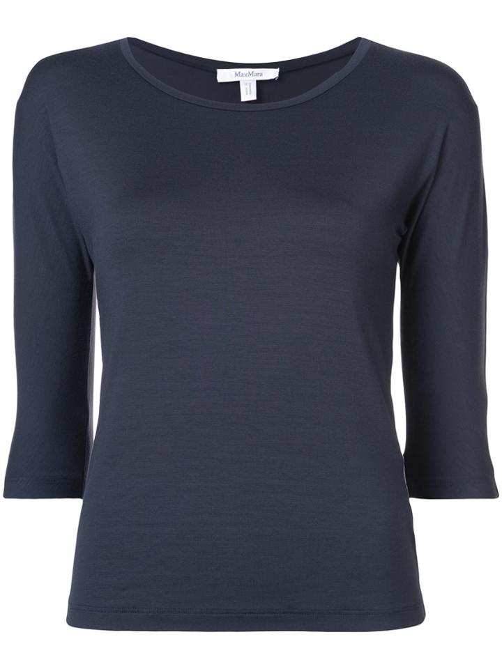 Max Mara Slim-fit Top - Grey