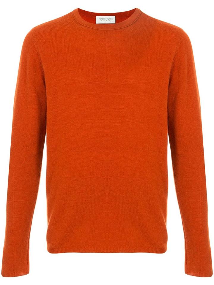 Tomorrowland Round Neck Sweater - Orange