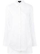 Theory - Shirt Playsuit - Women - Linen/flax/spandex/elastane/viscose - 0, White, Linen/flax/spandex/elastane/viscose