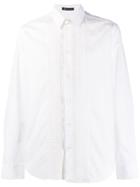 Versace Floral Embroidered Shirt - White