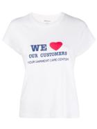 Bellerose We Love Our Customers T-shirt - White