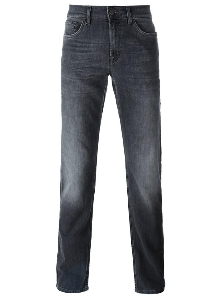 7 For All Mankind 'slimmy' Jeans, Men's, Size: 30, Grey, Cotton/polyester/spandex/elastane