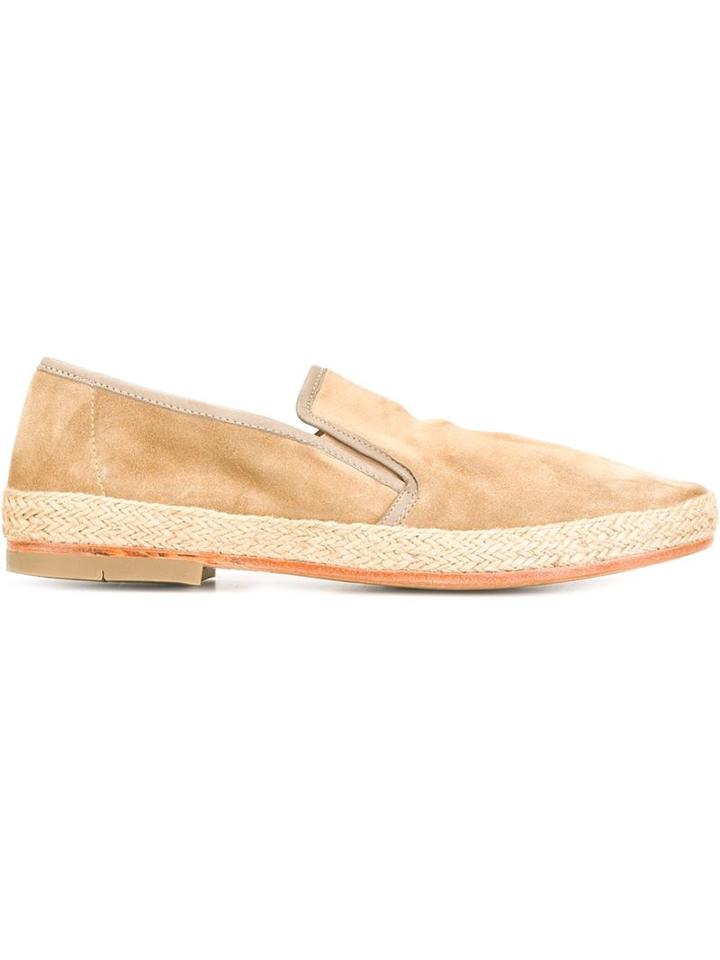 N.d.c. Made By Hand Pablo Espadrilles, Men's, Size: 45, Nude/neutrals, Cotton/leather/suede