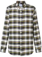 Ps Paul Smith Plaid Print Shirt - Black