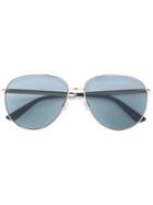 Gucci Eyewear - Aviator Frame Sunglasses - Unisex - Acetate/metal - 61, Grey, Acetate/metal