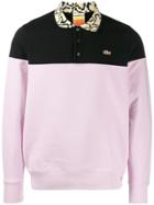 Lacoste X Opening Ceremony Colour Block Sweatshirt - Pink