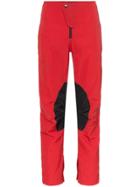 Martine Rose Speed Stripe Cropped Skinny Trousers - Red