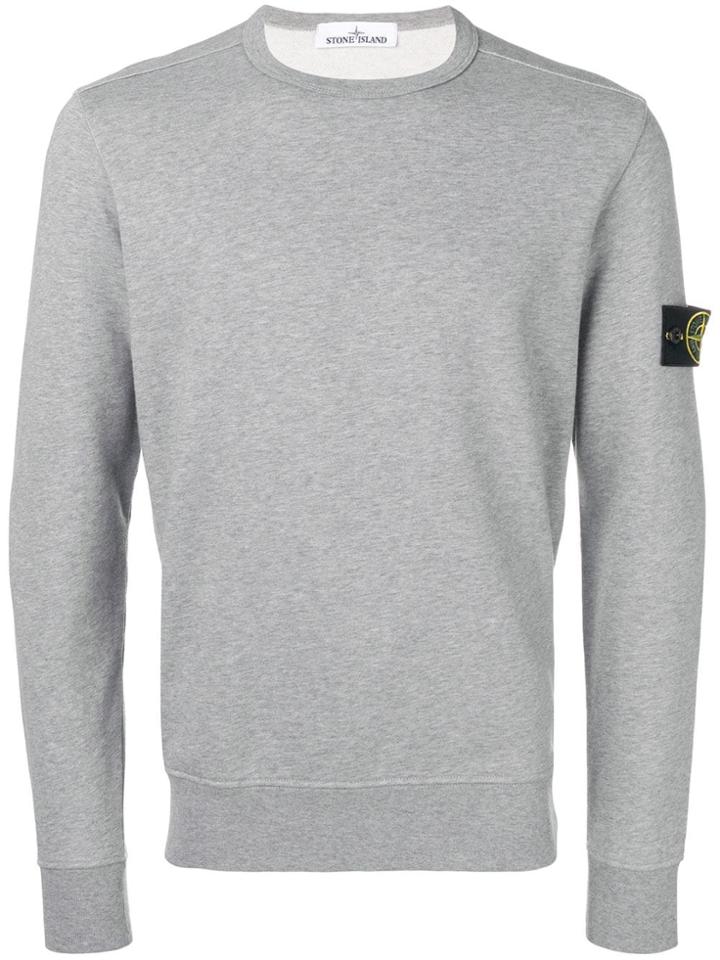 Stone Island Crewneck Sweatshirt - Grey