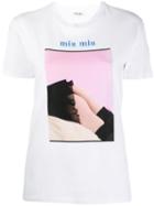 Miu Miu X Sharna Osborne Print T-shirt - White