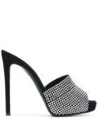 Giuseppe Zanotti Crystal Embellished Mules - Black