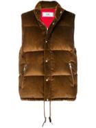 Ami Alexandre Mattiussi Quilted Down Vest - Brown