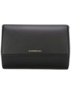 Givenchy Pandora Box Clutch, Women's, Black, Calf Leather