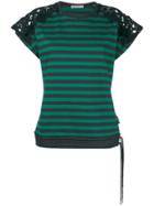Moncler Striped T-shirt - Green