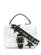 Liu Jo Contrast Buckle Tote - Silver