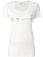 Pierre Balmain Logo T-shirt - White
