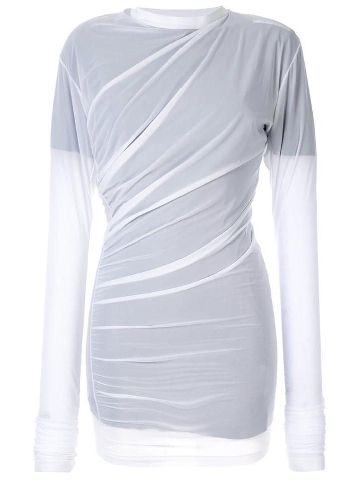 Y/project Twisted Layered Top - White