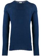 Etro Knitted Crew Neck Jumper - Blue