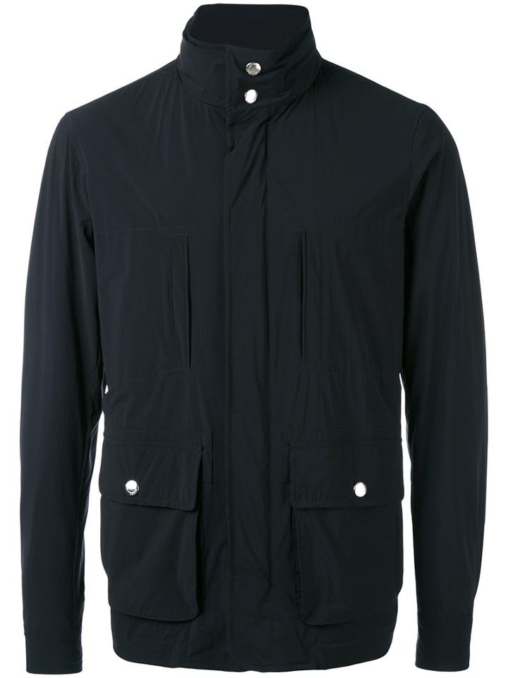 Kiton - Lightweight Jacket - Men - Nylon/spandex/elastane - 56, Blue, Nylon/spandex/elastane