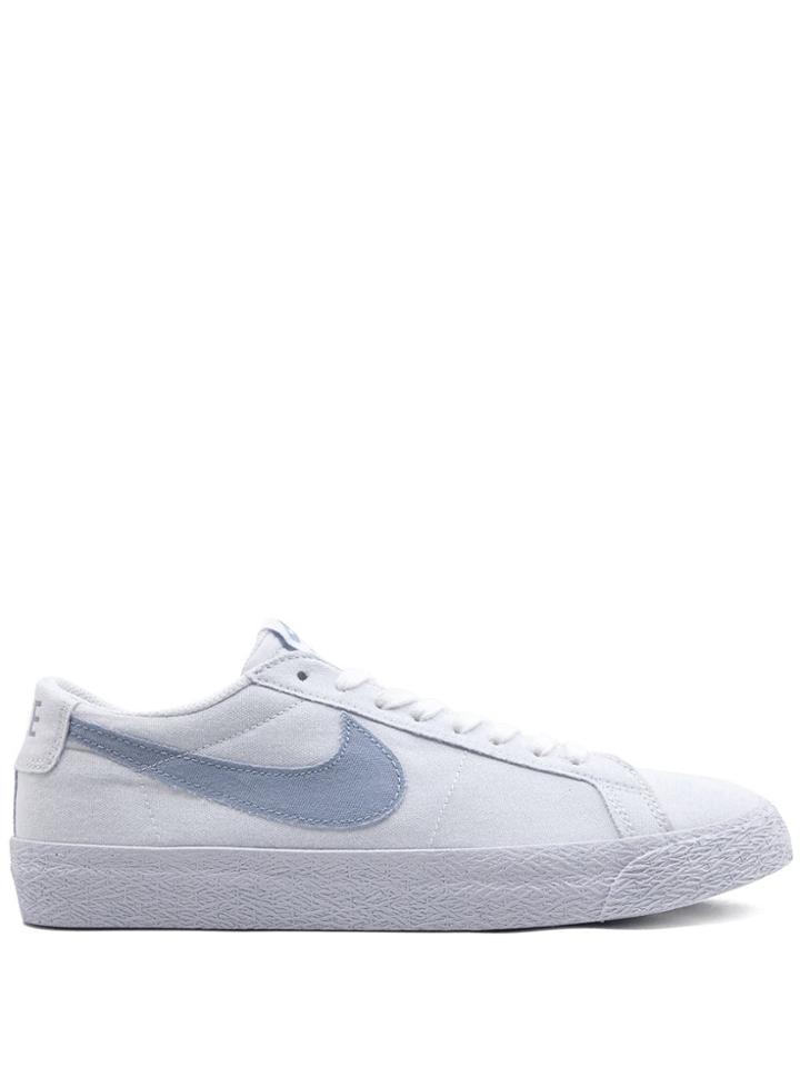 Nike Sb Blazer Zoom Low Cnvs Sneakers - White