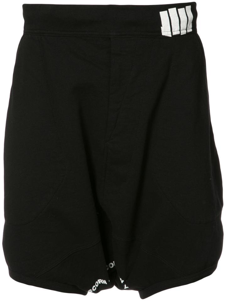 Nil0s Drop Crotch Shorts - Black
