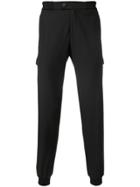 Les Hommes Urban Zip Detail Track Pants - Black