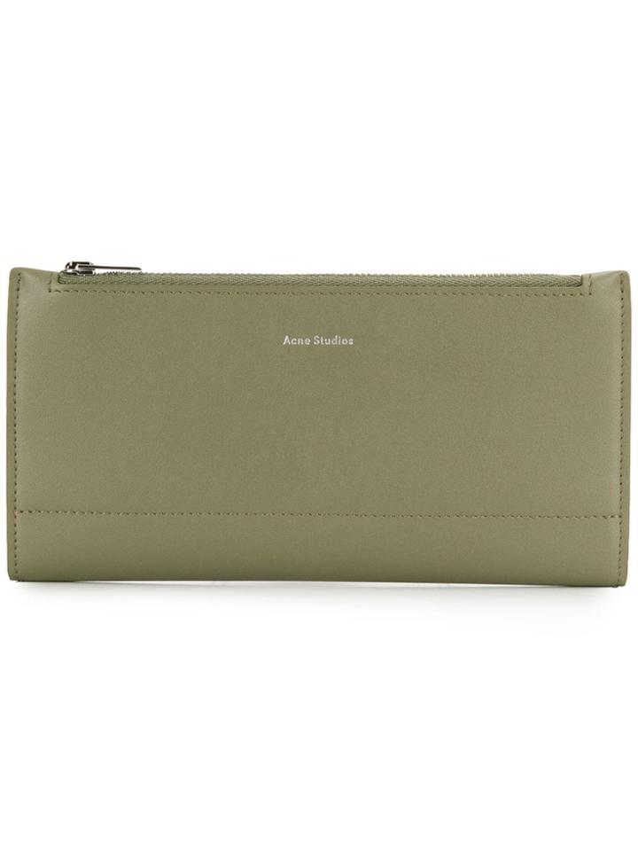 Acne Studios Continental Fold Wallet - Green